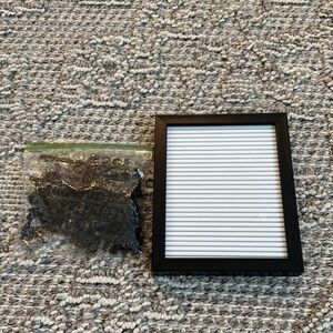 Target Black and White Letter Board